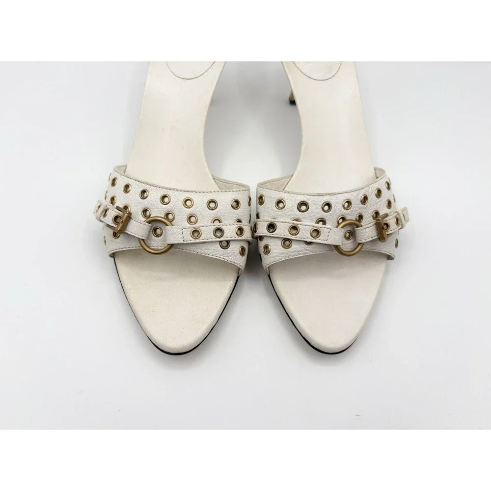 Gucci white leather